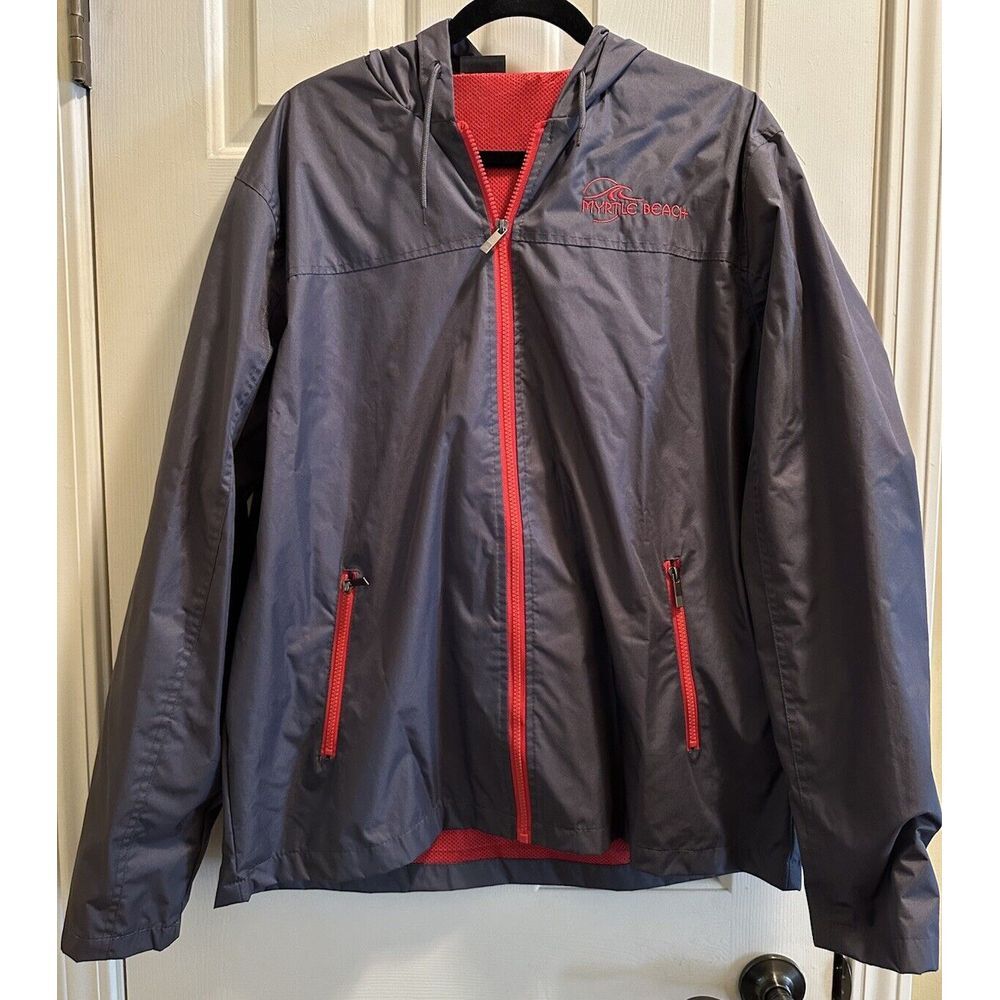 Prairie Mountain Storm Hooded Jacket Men's M‎ Embroidered Myrtle Beach